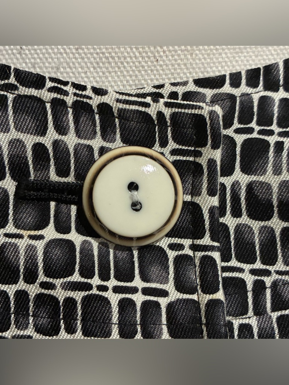 🖤 Talbots Silk Wool Jacket Size 16 XL Black White Gray 🖤 Career Wear - Picture 3 of 7